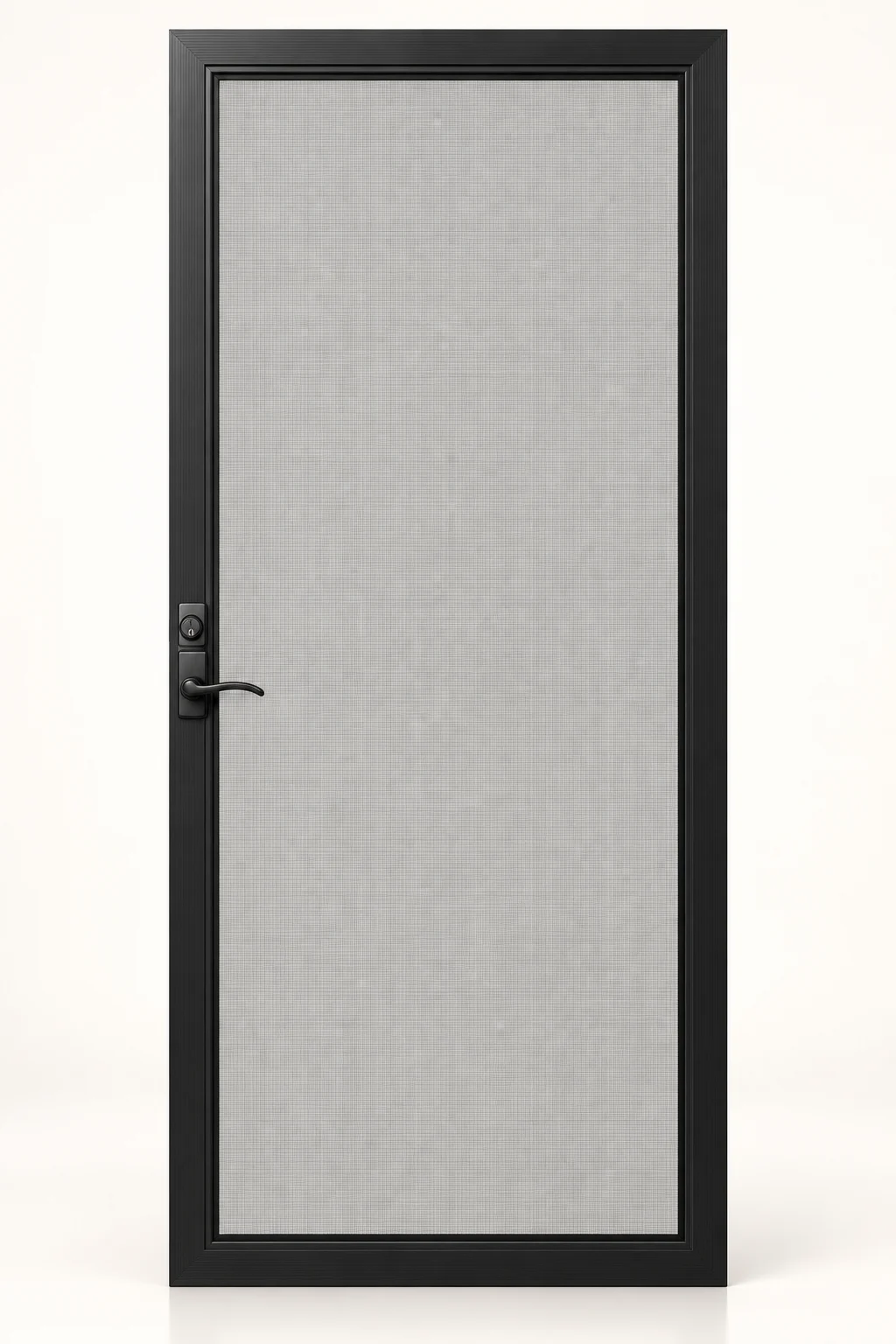 Product illustration: full-screen layout with optional black powder-coat finish