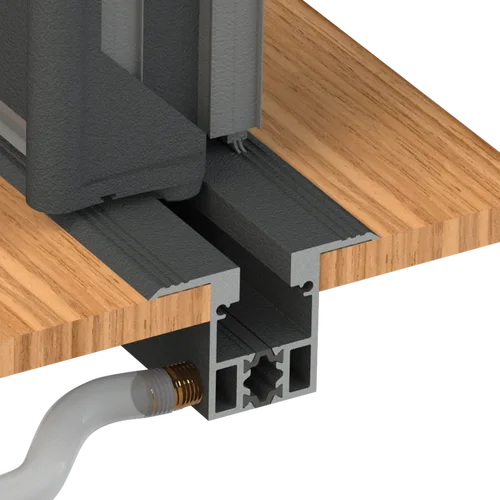2" Recessed Drainage Track Thermally Broken