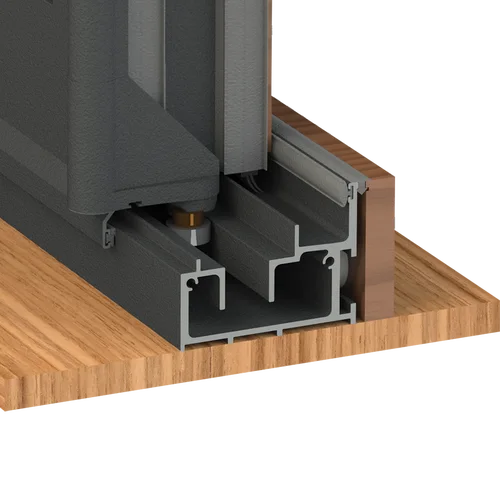 2 ³⁄₁₆" Surface Track Wood Clad