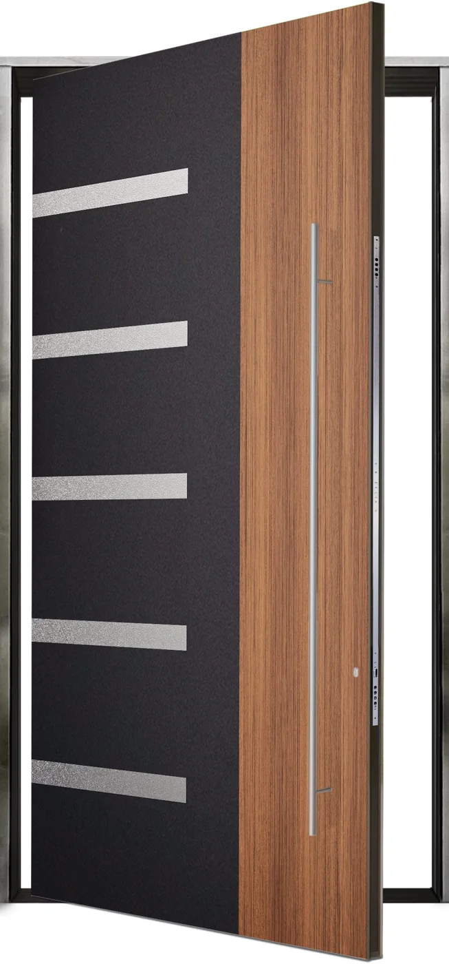 Sequoia Pivot Door, Voyage Collection