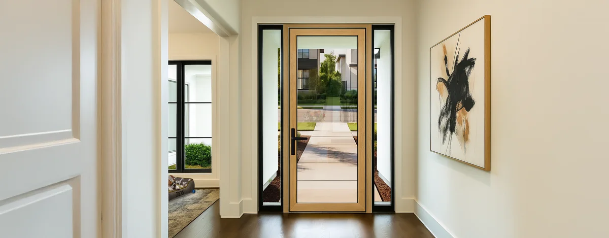 Wood Hinged Door, Residential Building