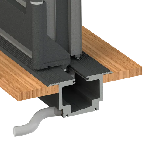2 ¼" Recessed Drainage Track