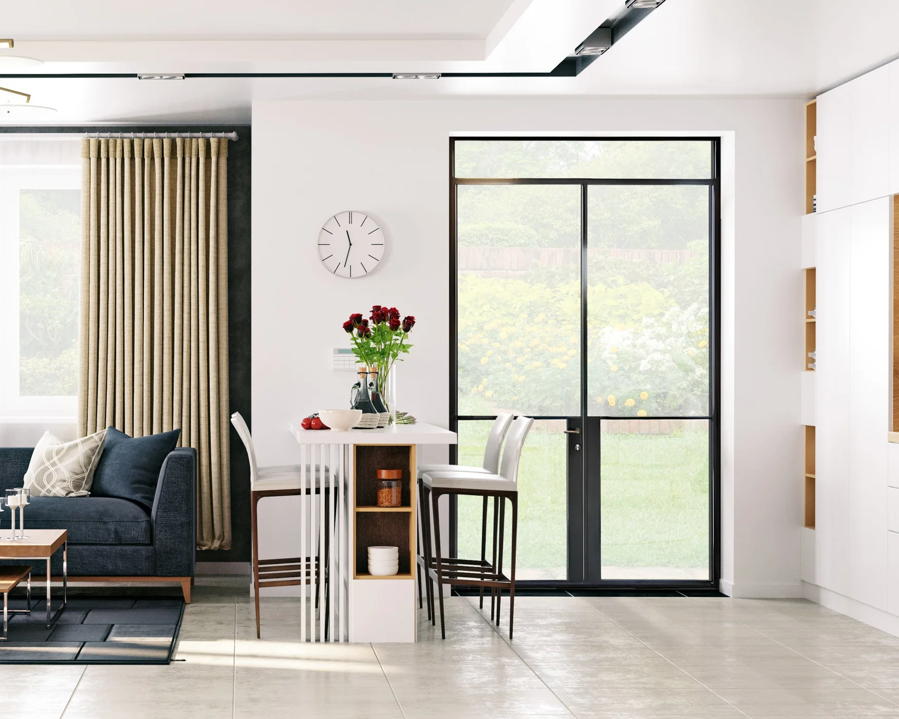 Steel Hinged Door, private residence