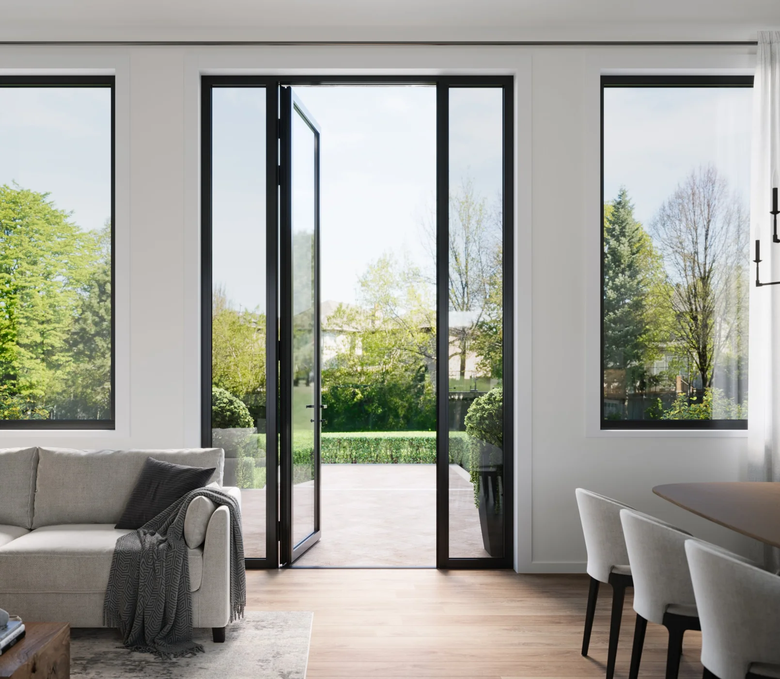 Hinged Doors, Private Residence