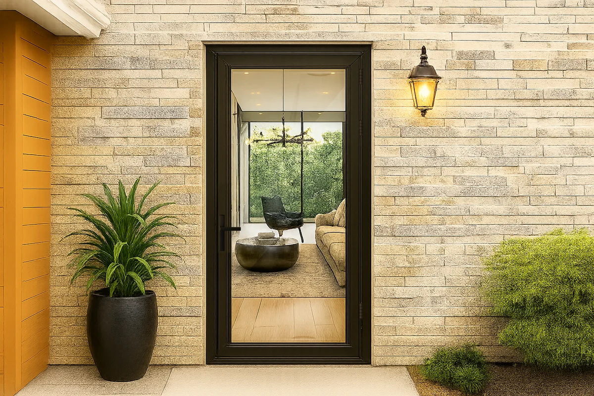 Hinged Doors, Commercial Building