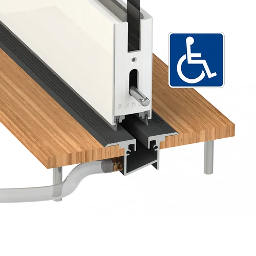 1 ½" ADA Recessed Drainage Track