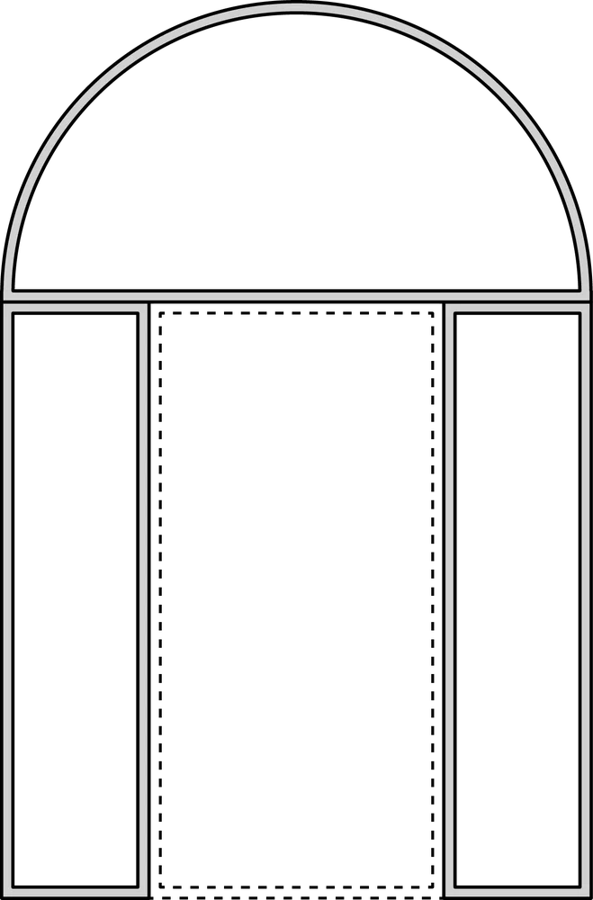 Double Sidelites + Curved Transom